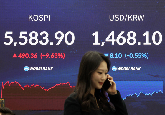 코스피는 오르고 환율은 내리고