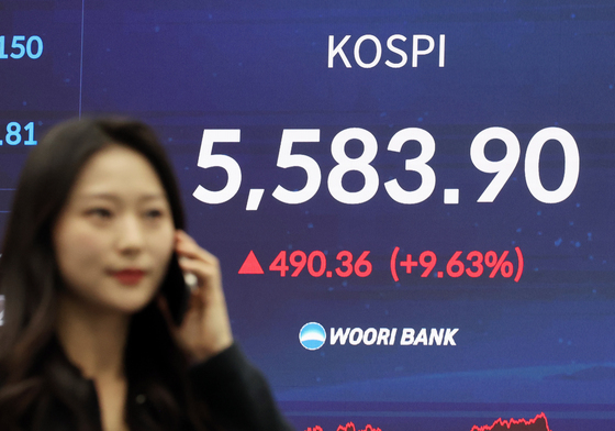 5580선 회복하며 장 마친 코스피