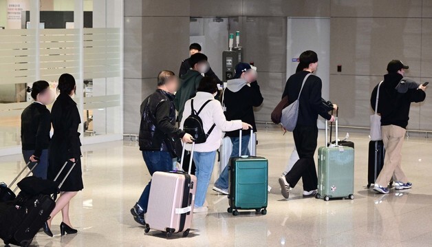 무사 귀국한 중동 여행객들