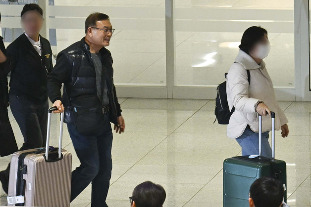 한국으로 돌아온 중동 체류객들