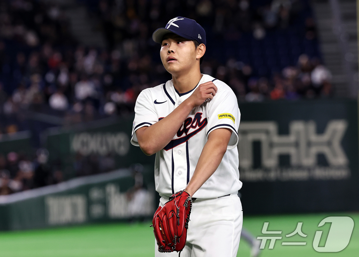 (도쿄=뉴스1) 구윤성 기자 = 5일 오후 일본 도쿄돔에서 열린 2026 월드베이스볼클래식 C조 1차전 대한민국과 체코의 경기. 대한민국 선발투수 소형준이 1이닝을 무실점으로 막아 …