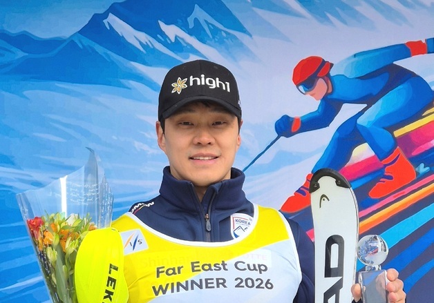 알파인스키 정동현, 극동컵 회전 시즌 종합 우승