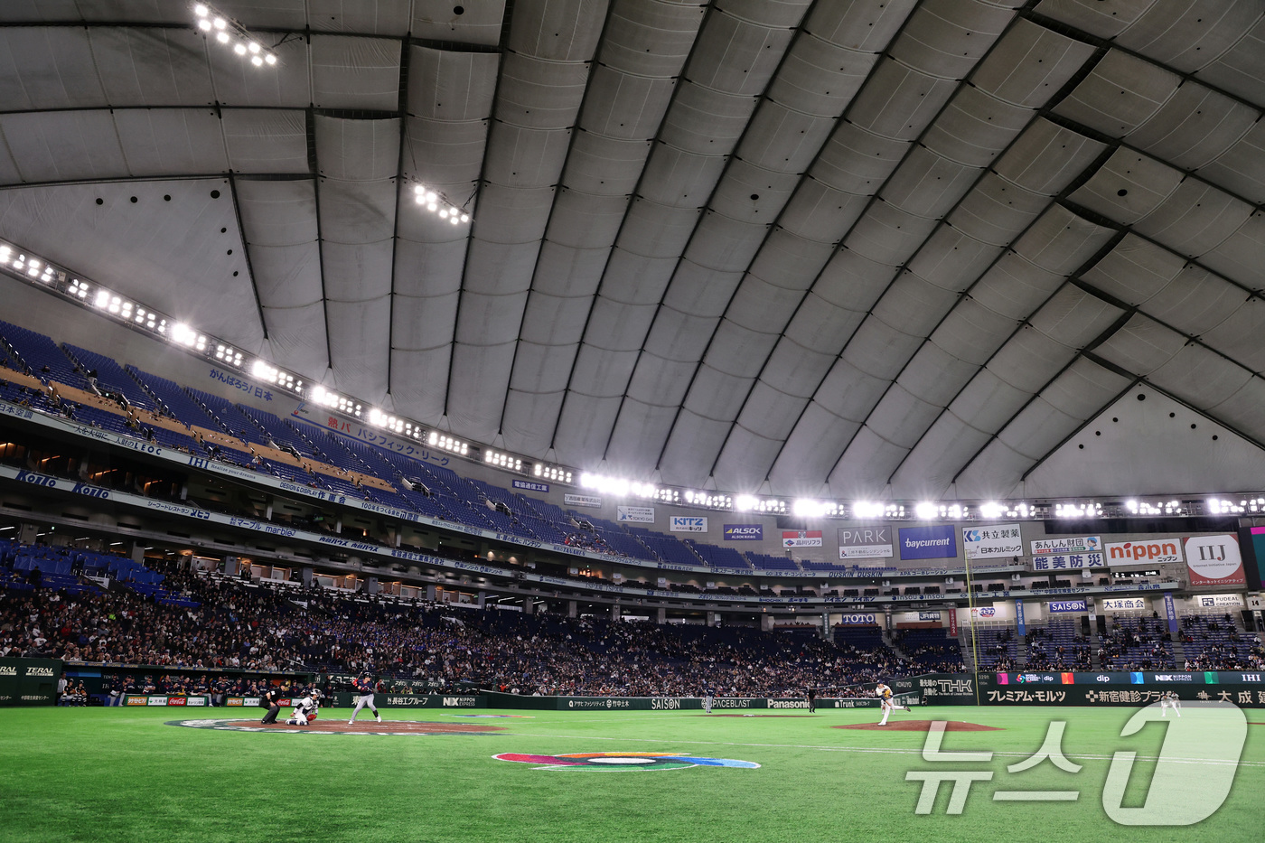 (도쿄=뉴스1) 구윤성 기자 = 5일 오후 일본 도쿄돔에서 2026 월드베이스볼클래식 C조 1차전 대한민국과 체코의 경기가 열리고 있다. 2026.3.5/뉴스1