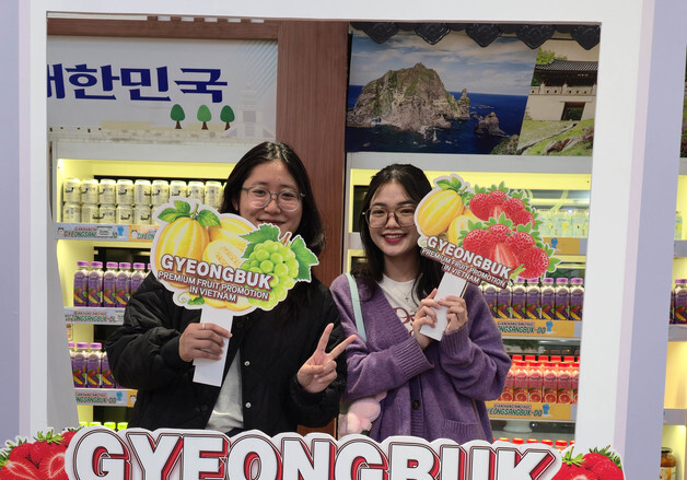 경북도, 홍콩·베트남서 'K-푸드 팝업스토어' 열어 과일 마케팅
