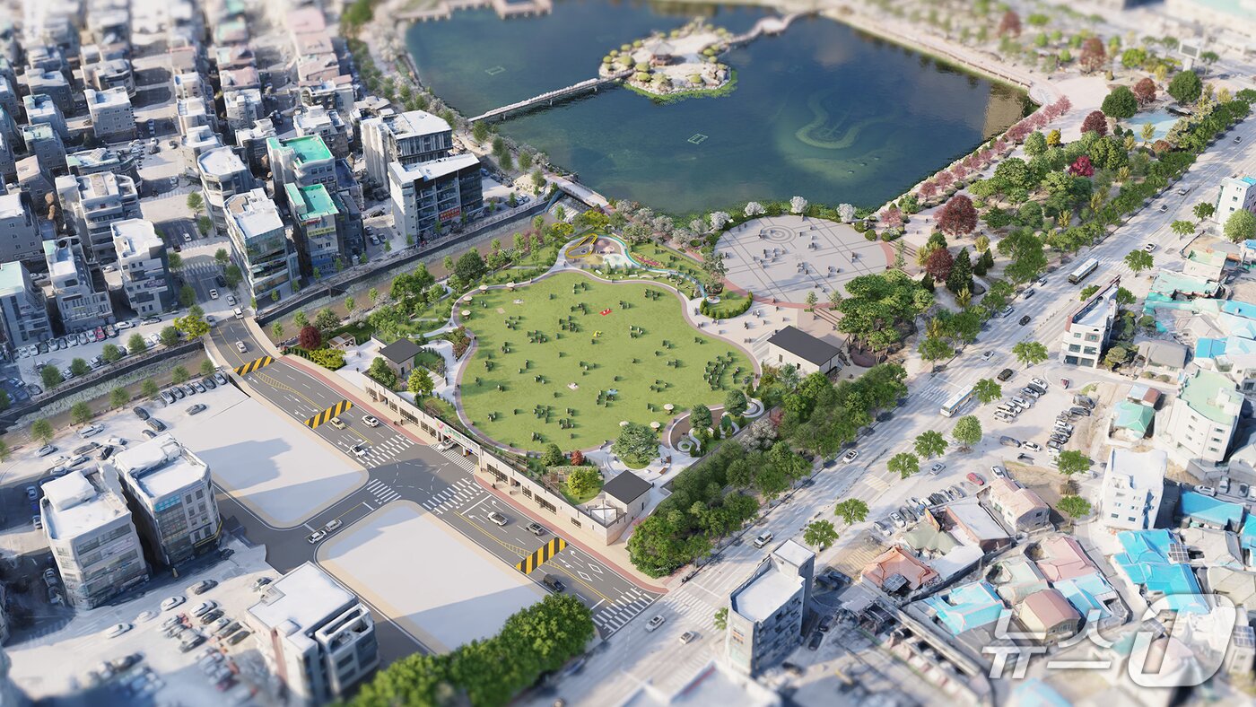 본문 이미지 - 서산 예천지구 공영주차장(초록광장) 조성사업 조감도(서산시 제공. 재판매 및 DB금지)2026.3.6/뉴스1