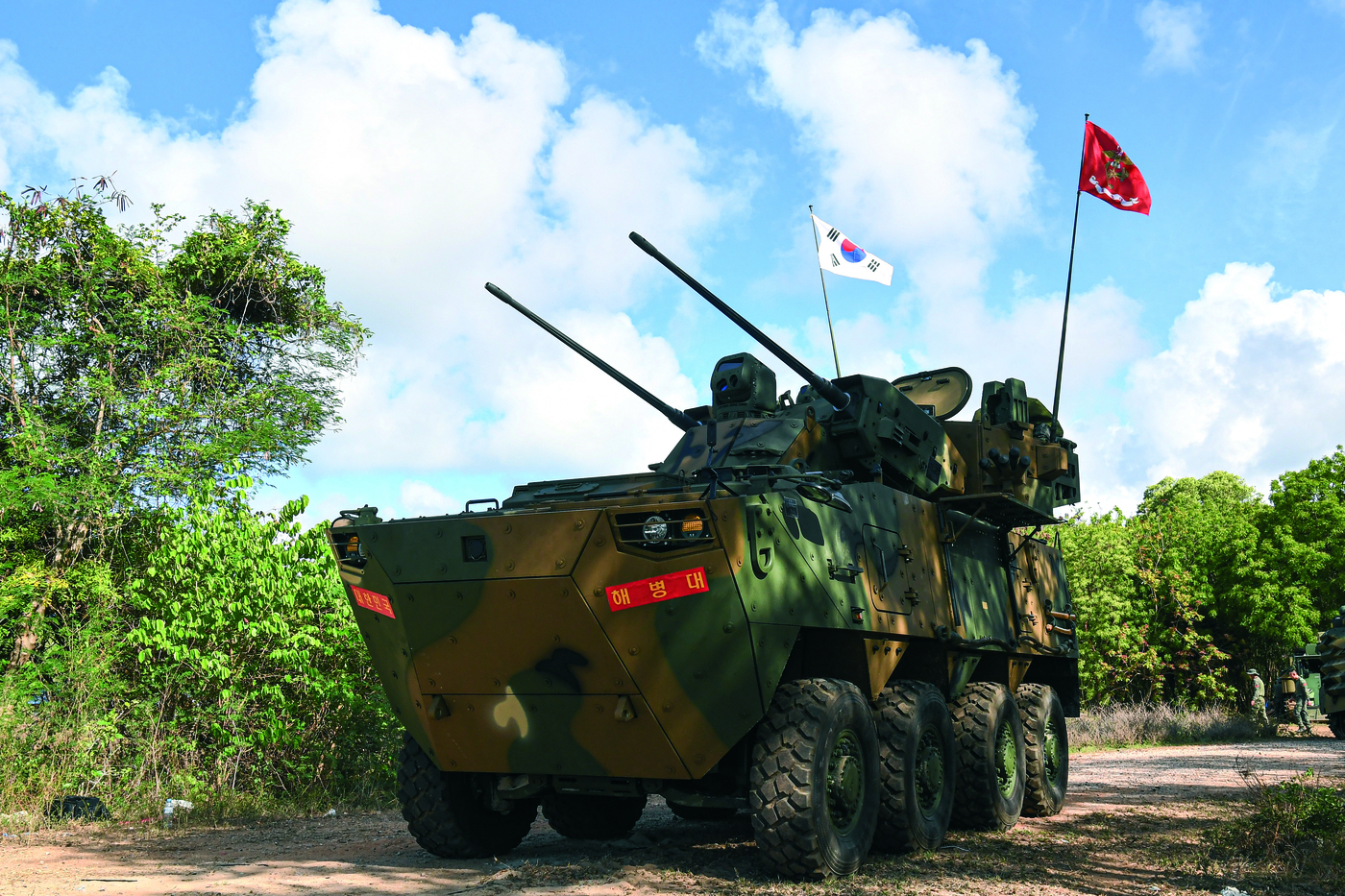 (서울=뉴스1) = 해병대는 지난 2월 23일부터 6일(현지시간)까지 태국 일대에서 미국, 태국 등 10개국과 함께 코브라골드 연합훈련에 참가했다고 밝혔다. 사진은 지난 27일 차 …