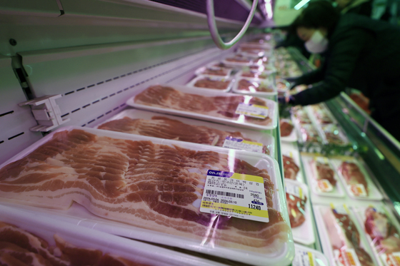 지난해보다 7.3% 상승한 돼지고기 물가