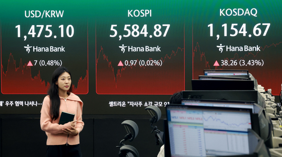 상승 장마감한 코스피와 코스닥