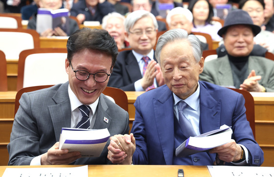 손잡은 김민석·권노갑