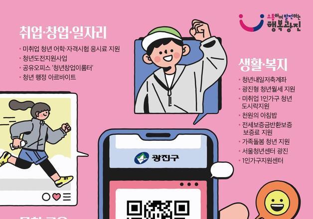 "청년 혜택 여기 다 있네"…광진구, '청년포털' 운영