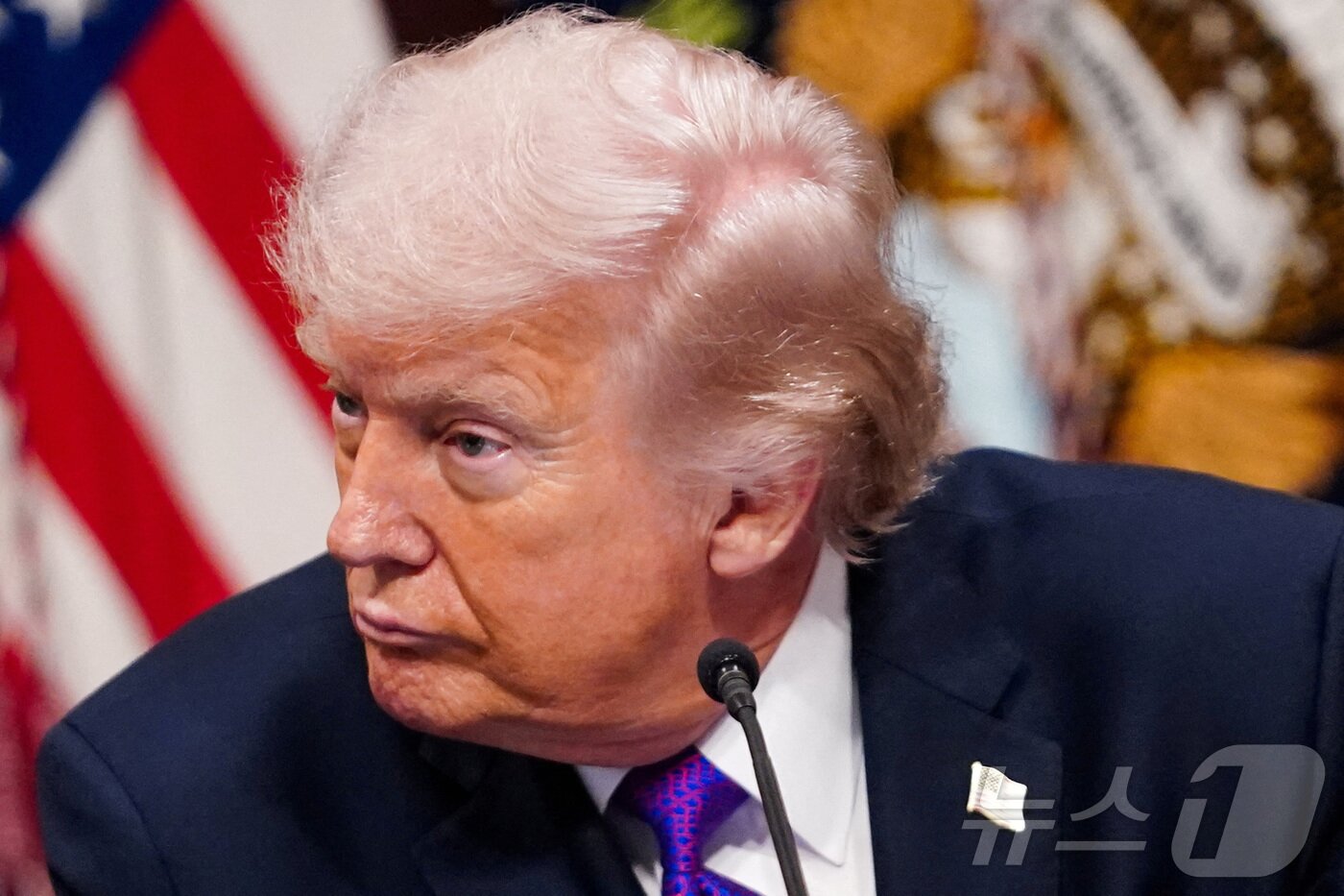 본문 이미지 - 도널드 트럼프 미국 대통령이 4일 백악관 행사에 참석해 발언하고 있다. 2026.3.4 ⓒ 로이터=뉴스1