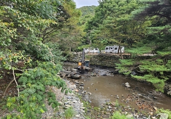 충남도, '불법 점용 정비 사례' 보령 성주천 등 현장점검