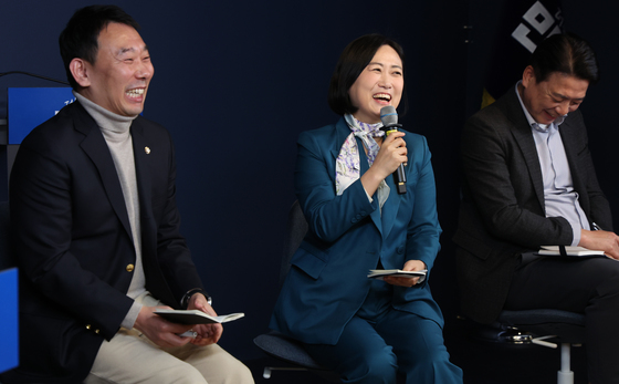 김용민·백승아·부승찬 의원, 당원들과 현안 논의
