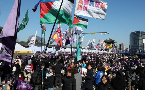 3·8 세계여성의 날 맞아 광화문서 한국여성대회