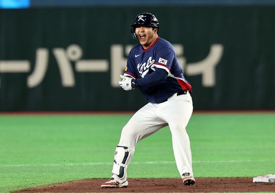 '허슬플레이' 문보경, 대만전 5번 DH 출격…김도영 3루수(종합)[WBC]