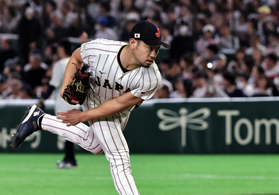 일본 선발로 나선 기쿠치 유세이