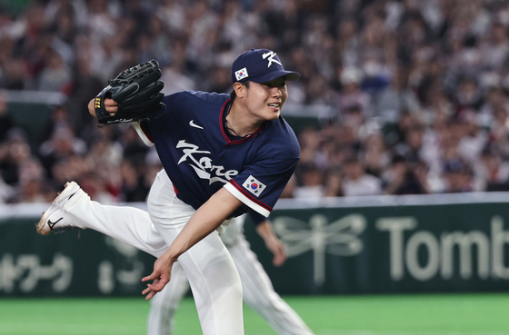 '볼넷이 화근' 한국, 일본전 7회 뼈아픈 3실점…5-8 벌어져[WBC]