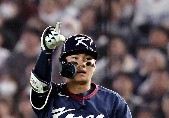 김주원, 추격하는 1타점 적시타