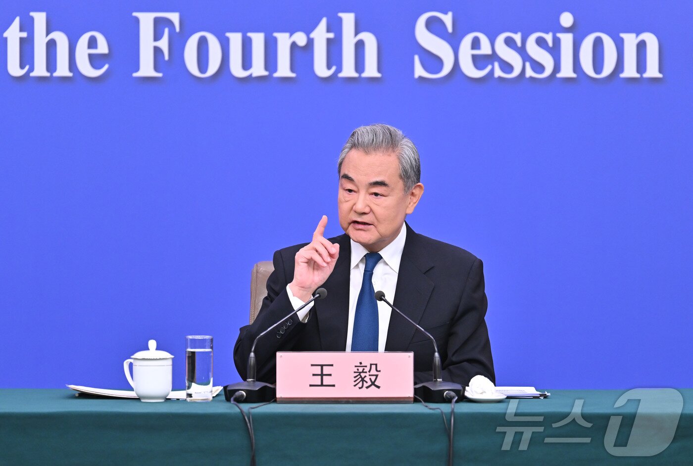 본문 이미지 - 왕이 중국 외교부장. ⓒ 신화=뉴스1