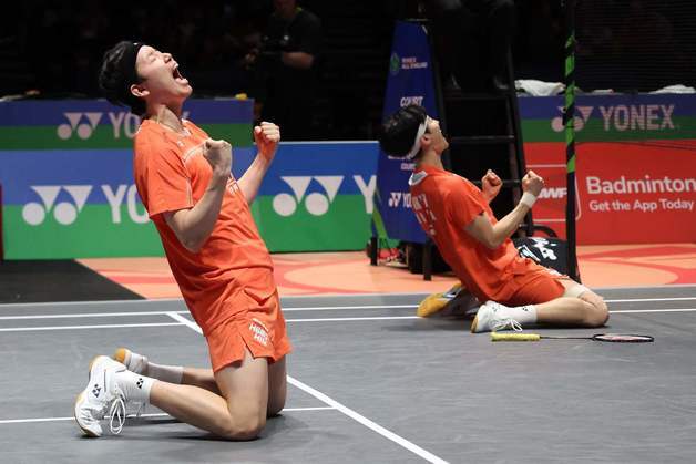 배드민턴 서승재-김원호, 전영오픈 우승…韓 남자 복식 40년 만의 쾌거