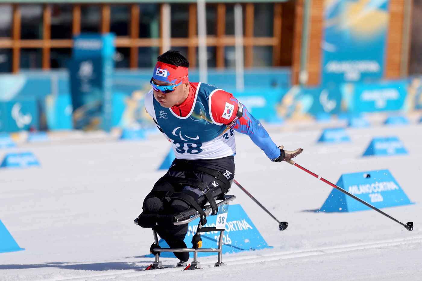 본문 이미지 - 2026 밀라노·코르티나담페초 동계패럴림픽에 출전한 신의현. (대한장애인체육회 제공)
