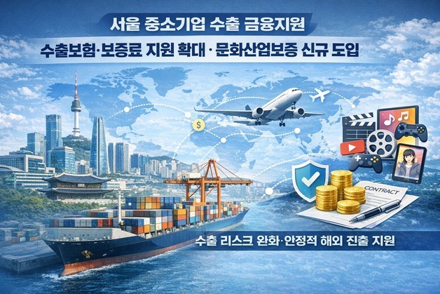 서울시, 중소기업 수출 리스크 대응 강화…'문화산업보증' 도입