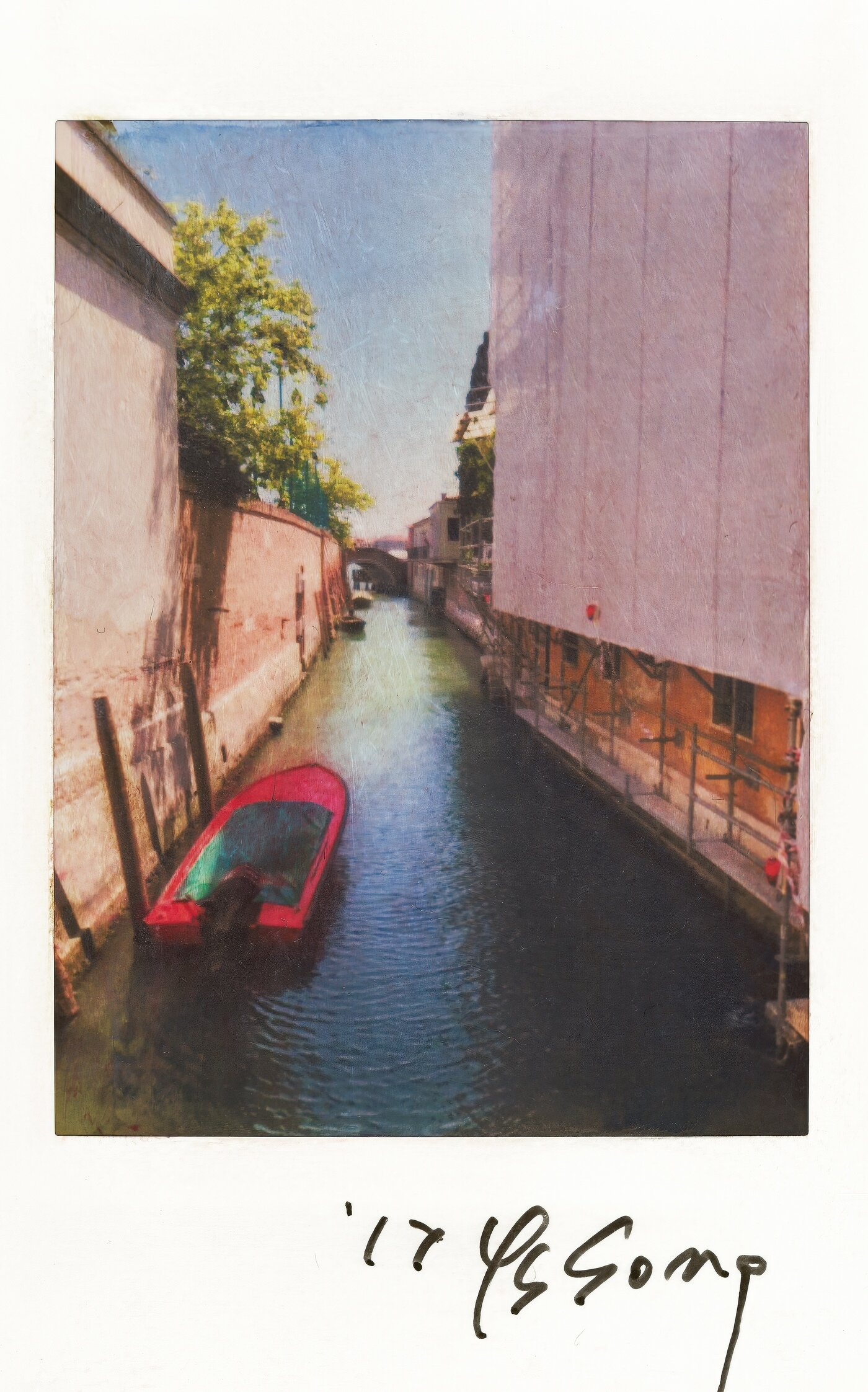 본문 이미지 - , 2017, Oil painting on polaroid, ⓒ 송영숙 (현대화랑 제공)