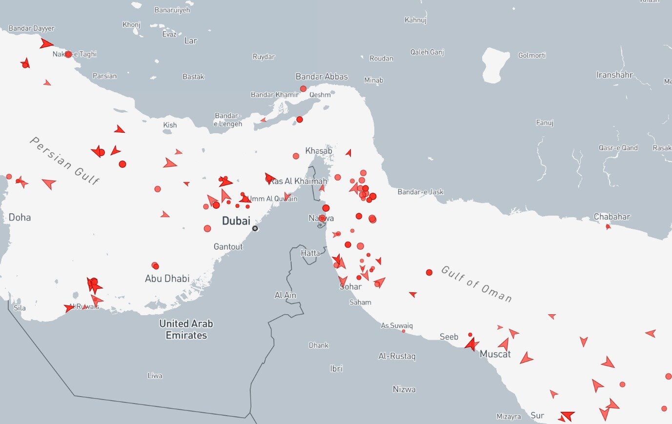 본문 이미지 - 마린 트래픽 갈무리. 