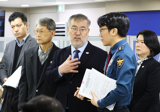 112상황실 현장 검증하는 이태원특조위