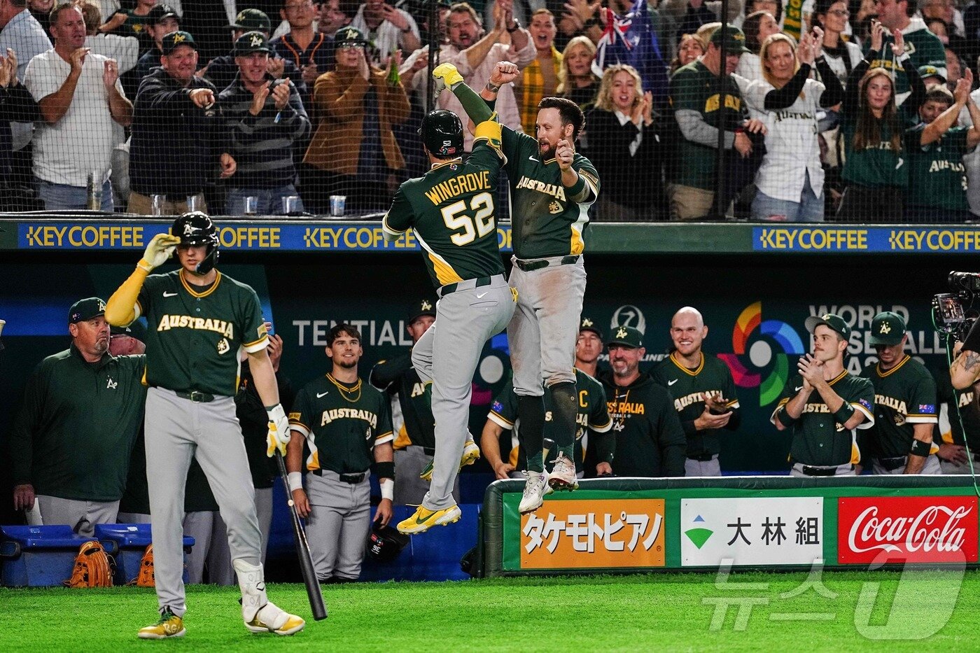 본문 이미지 - 호주는 이번 WBC에서 '홈런 군단'으로 자리매김 했다.ⓒ AFP=뉴스1
