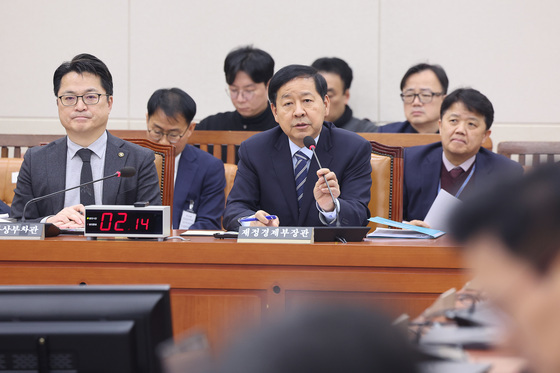 답변하는 구윤철 부총리