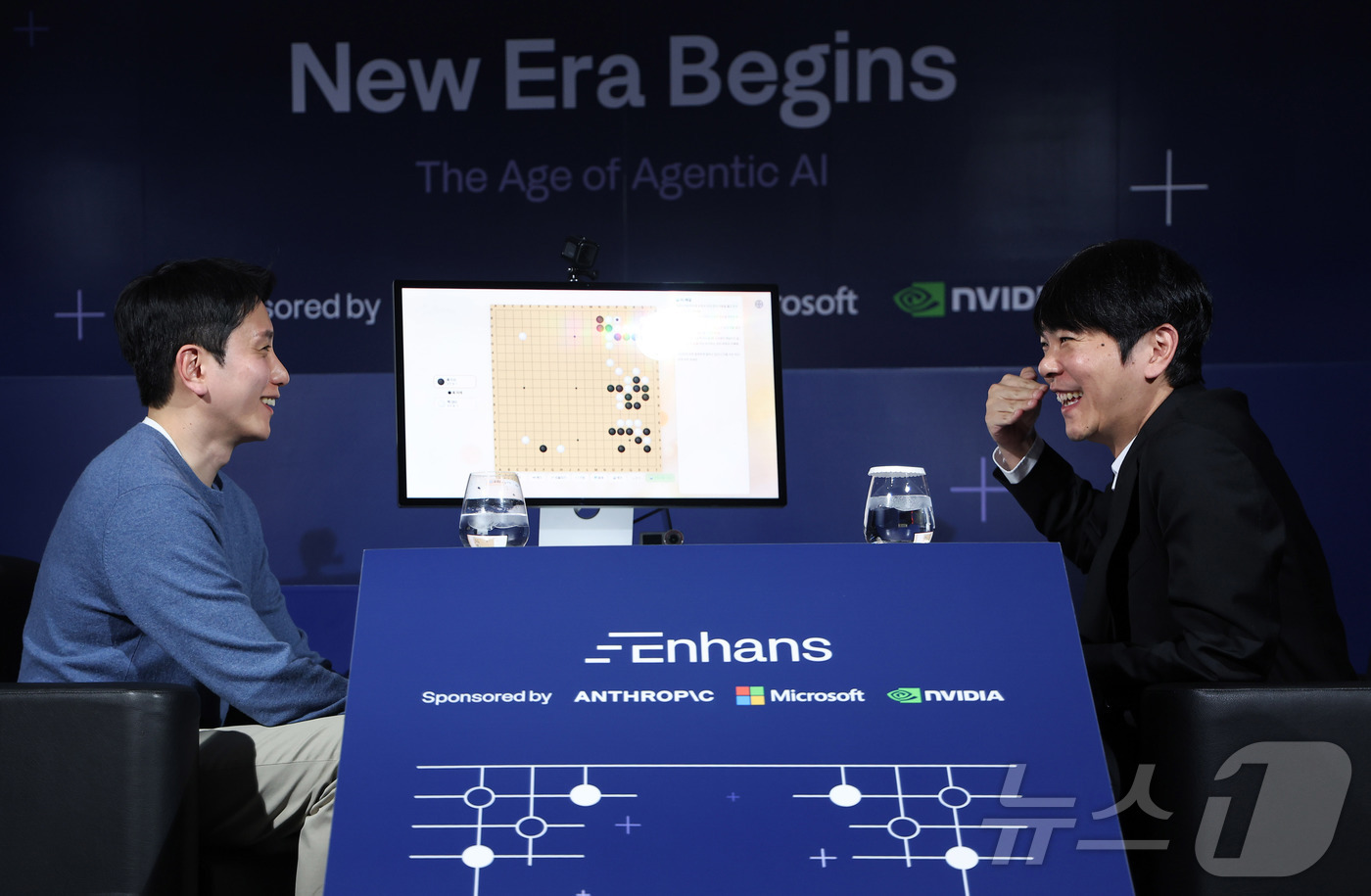 (서울=뉴스1) 박정호 기자 = 바둑기사 이세돌 9단이 9일 서울 종로구 포시즌스호텔에서 AI 스타트업 인핸스가 주최한 '에이전틱 AI 상용화 글로벌 캠페인'에 참석해 에이전틱 A …