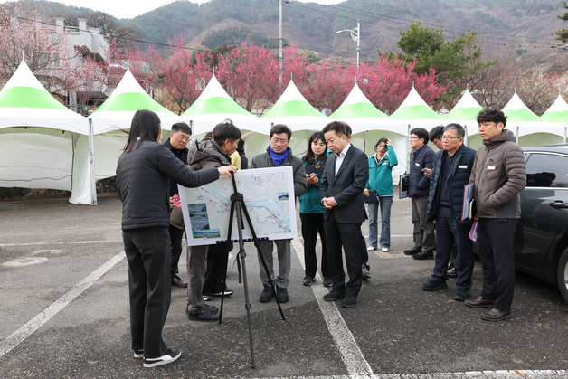 광양시, 매화축제 현장 점검…주차장 250면 늘려