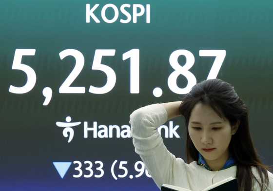 6% 가까이 빠진 코스피