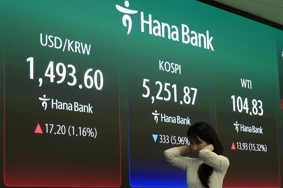 유가 110달러 돌파…환율 1495.5원 금융위기 이후 최고(종합)