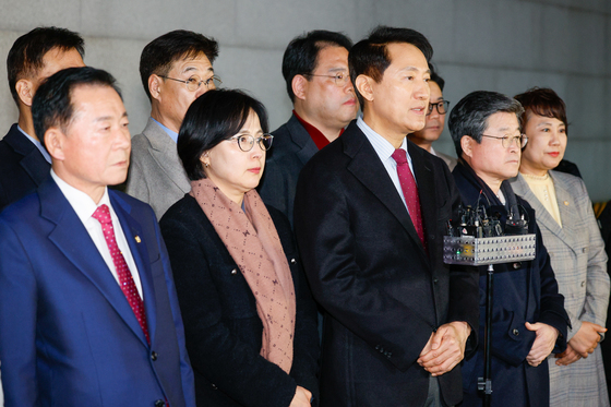 입장 발표하는 오세훈 시장