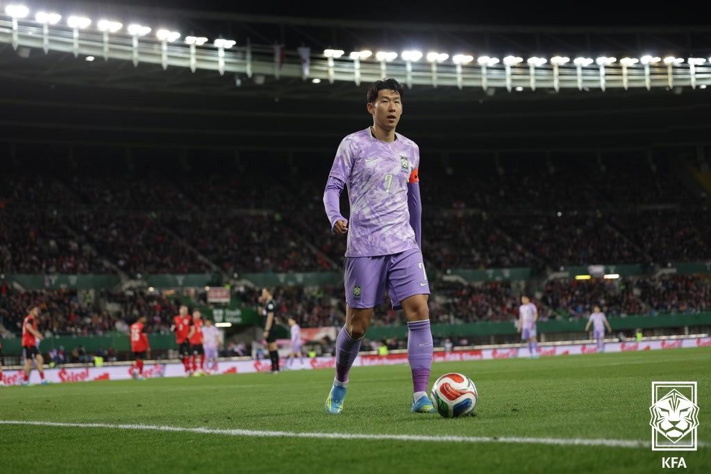 본문 이미지 - 축구대표팀의 주장이자 해결사인 손흥민(대한축구협회 제공) 