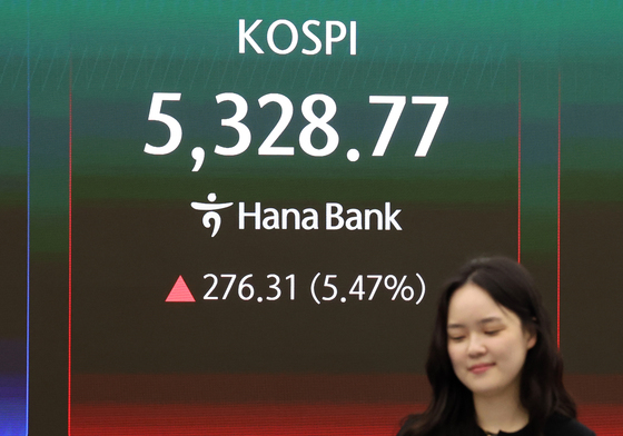 아증시 일제 급등 출발, 코스피 5.47%…최고 상승률