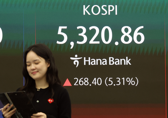 기관 '매수세 폭발' 코스피 6%대 상승…이틀 하락분 단번에 만회[장중시황]
