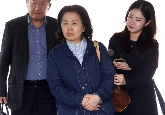 '오세훈 여론조사비 대납 사건' 증인 출석하는 김영선