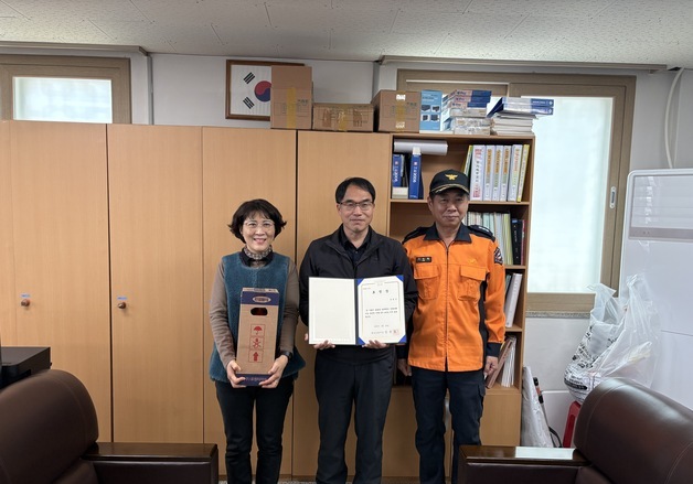 전남소방본부, 화재 초기 대응 시민 3명 표창
