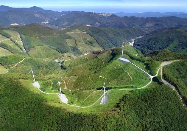 코오롱글로벌, 국내 최초 풍력 민간 V.PPA 전력 공 개시