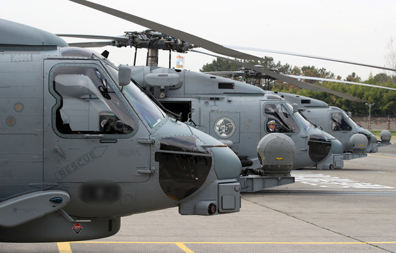 신형 해상작전헬기 MH-60R(시호크) 배치