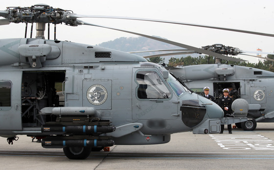 신형 해상작전헬기 MH-60R(시호크) 배치