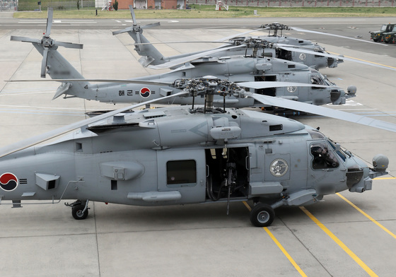 해군 신형 해상작전헬기 MH-60R 인수식