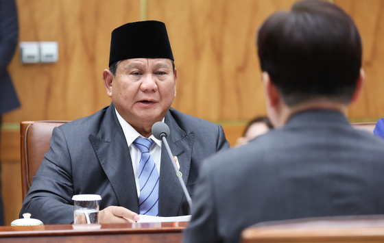 프라보워 인도네시아 대통령, 한·인니 확대 정상회담 발언