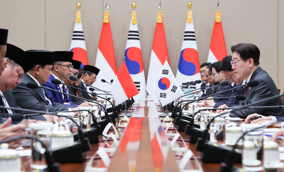 한·인니 확대 정상회담