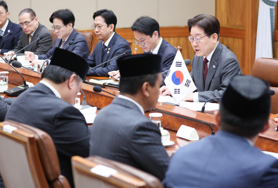 한·인니 확대 정상회담