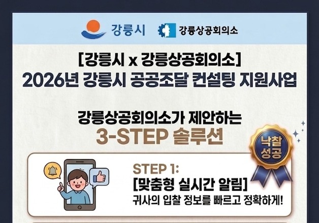 강릉시, 중소기업 공공조달 진입 지원…컨설팅 참여기업 모집