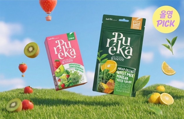 스틱형 샐러드 '퓨레카' 말차유자·딸기키위맛 2종 출시